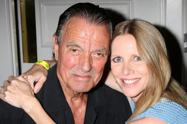 Eric Braeden, Lauralee Bell — Foto Stock