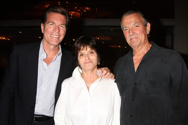 Peter Bergman, Jill Farren Phelps, Eric Braeden — Foto de Stock