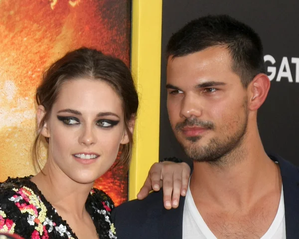 Kristen Stewart, Taylor Lautner — Fotografia de Stock