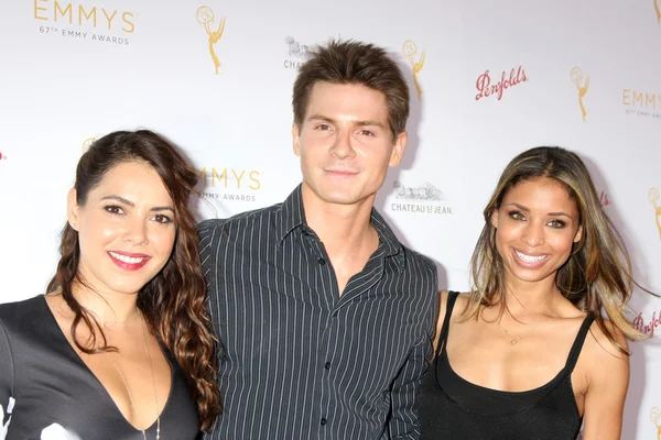 Elena Tovar, Robert Palmer Watkins, Brytni Sarpy — Stock Photo, Image