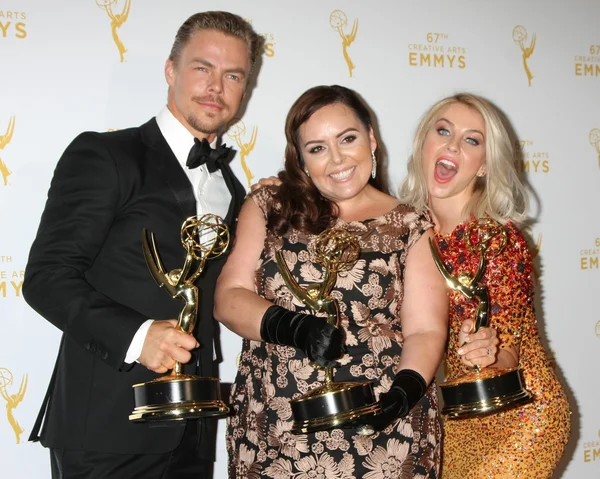 Derek Hough, Tessandra Chavez, Julianne Hough — Foto de Stock