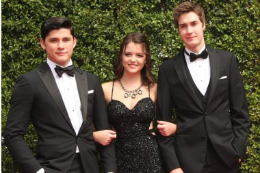Actors Ricardo Hoyos, Ana Golja, Eric Osborne
