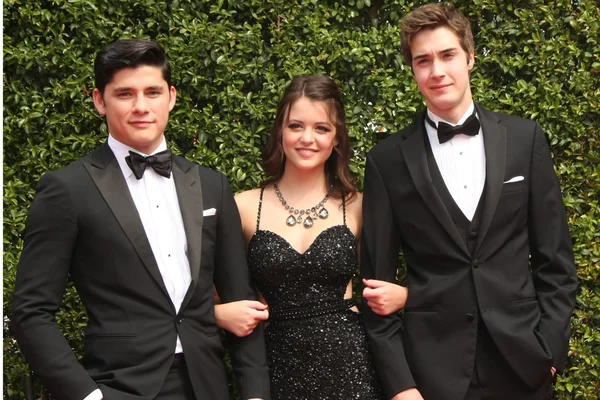 Actors Ricardo Hoyos, Ana Golja, Eric Osborne — Stock Photo, Image