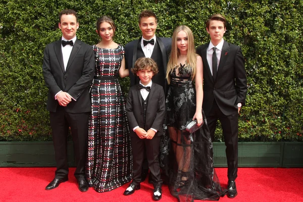 Ben Savage, August Maturo, Rowan Blanchard, Peyton Meyer, Sabrina Carpenter, Corey Fogelmanis — Stock Fotó