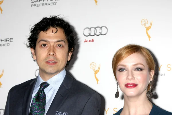 Geoffrey Arend, Christina Hendricks — Fotografia de Stock