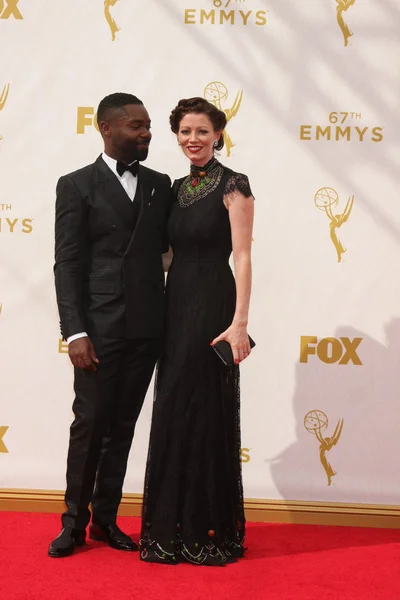 David Oyelowo, Джесіка Oyelowo — стокове фото