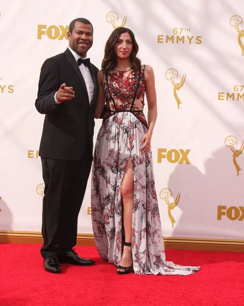 Jordan Peele, Chelsea Peretti — Fotografia de Stock