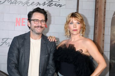 LOS ANGELES - OCT 6:  Charlie Day, Mary Elizabeth Ellis at the Frankenstein Los Angeles Premiere at the Academy Museum of Motion Pictures on October 6, 2025 in Los Angeles, CA