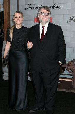 LOS ANGELES - OCT 6:  Kim Morgan, Guillermo del Toro at the Frankenstein Los Angeles Premiere at the Academy Museum of Motion Pictures on October 6, 2025 in Los Angeles, CA