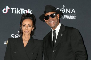 Lisa Harris, Jimmy Jam Harris SONA - 12 Ekim 2025 'te Skirball Center' da Kuzey Amerika Savaşçı Ödülleri 'nin şarkı yazarları