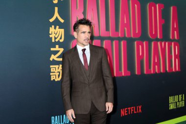 Colin Farrell, 14 Ekim 2025 'te Los Angeles, CA' da bulunan Mısır Tiyatrosu 'nda Los Angeles' taki Los Angeles Premiere 'in Ballad' ında.