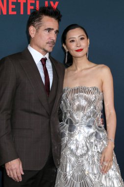 Colin Farrell, Fala Chen, 14 Ekim 2025 'te Los Angeles, CA' da bulunan Mısır Tiyatrosu 'ndaki Los Angeles Premiere' in Ballad 'ında.