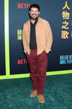 Jon Huertas, 14 Ekim 2025 'te Los Angeles, CA' da bulunan Mısır Tiyatrosu 'ndaki Los Angeles Premiere' in Ballad 'ında.