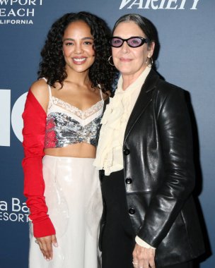 Tessa Thompson, Maria Thompson, 2025 Newport Plaj Film Festivali 'nde 19 Ekim 2025' te Balboa Bay Club 'da, CA