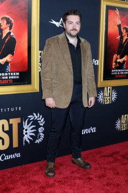 Michael Gandolfini 'nin 2025 AFI Festivali - Springsteen' in açılış gecesi galası 22 Ekim 2025 tarihinde TCL Çin Tiyatrosu IMAX 'ta gerçekleşti.