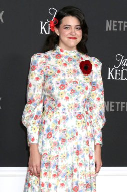 Grace Edwards, 11 Kasım 2025 'te Los Angeles' taki Jay Kelly Los Angeles Tiyatrosu 'nda prömiyer.