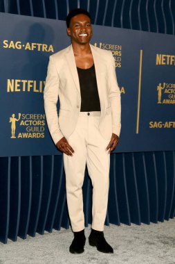 Gerald Caeser 30. Sinema Oyuncuları Birliği Ödülleri 'nde, Shrine Konser Salonu' na 24 Şubat 2024 'te Los Angeles, CA