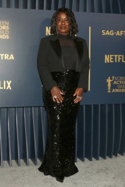 Uzo Aduba 30. Sinema Oyuncuları Birliği Ödülleri 'nde, Shrine Konser Salonu' na 24 Şubat 2024 'te Los Angeles, CA