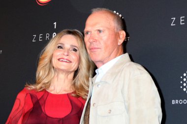 Kyra Sedgwick, Michael Keaton 1 Aralık 2025 'te Los Angeles' taki Akademi Sinema Müzesi 'nde Sweetwater Premiere' de.