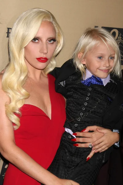 Lady Gaga, Lennon Henry — Stock Photo, Image