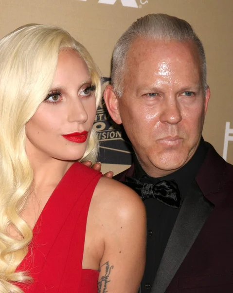 Lady Gaga, Ryan Murphy — Stock Photo, Image