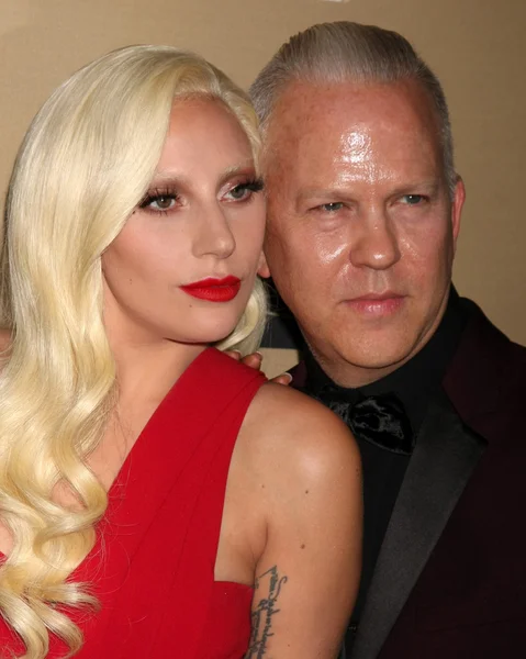 Lady Gaga, Ryan Murphy — Foto de Stock