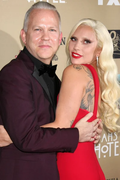 Lady Gaga, Ryan Murphy — ストック写真