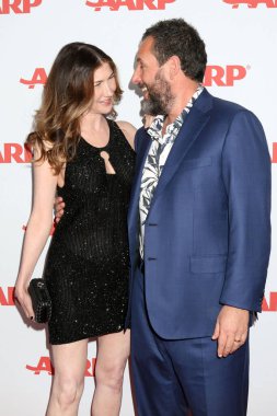 Jackie Sandler, Adam Sandler, Beverly Wilshire Oteli 'ndeki 24. AARP Yetişkinler Filmleri Ödülleri' nde 10 Ocak 2026 'da,