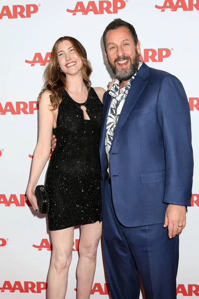 Jackie Sandler, Adam Sandler, Beverly Wilshire Oteli 'ndeki 24. AARP Yetişkinler Filmleri Ödülleri' nde 10 Ocak 2026 'da,