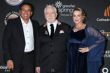 Nachhattar Singh Chandi, Brian Cox, Nicole Ansari Cox Glenrothan gösteriminde - Richards Sanat Merkezi Kapanış Gecesi PSIFF 11 Ocak 2026, Palm Springs, CA