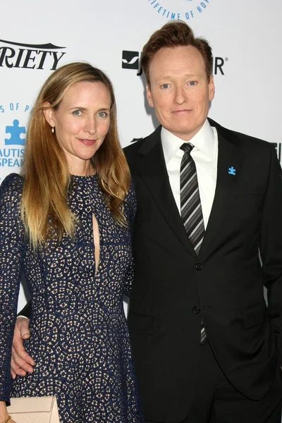 Liza Powel, Conan O'Brien — Stock Photo, Image