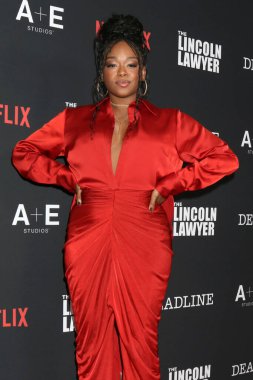 Jazz Raycole, Lincoln Avukatı Sezon 4 Bölüm 4 PMC Çatısı Terasında 28 Ocak 2026 'da Batı Hollywood, CA