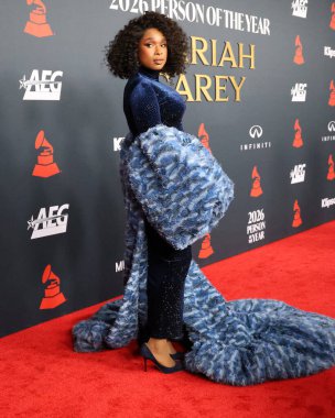 Jennifer Hudson, Los Angeles 'ta 30 Ocak 2026' da Los Angeles Kongre Merkezi 'nde yılın MusiCares Person of the Year Organizasyonu IHO Mariah Carey' de.