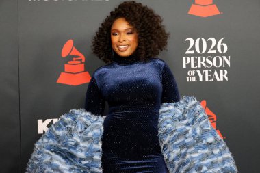 Jennifer Hudson, Los Angeles 'ta 30 Ocak 2026' da Los Angeles Kongre Merkezi 'nde yılın MusiCares Person of the Year Organizasyonu IHO Mariah Carey' de.