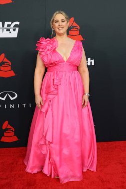 Jennifer Jimenez, Los Angeles 'ta 30 Ocak 2026' da Los Angeles Kongre Merkezi 'nde yılın MusiCares Kişi Yarışması' nda IHO Mariah Carey.