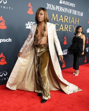 Billy Porter, Los Angeles 'ta 30 Ocak 2026' da Los Angeles Kongre Merkezi 'nde yılın MusiCares Person of the Year Event IHO Mariah Carey' de.