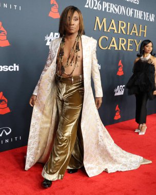 Billy Porter, Los Angeles 'ta 30 Ocak 2026' da Los Angeles Kongre Merkezi 'nde yılın MusiCares Person of the Year Event IHO Mariah Carey' de.