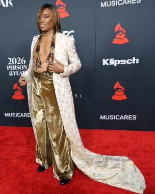 Billy Porter, Los Angeles 'ta 30 Ocak 2026' da Los Angeles Kongre Merkezi 'nde yılın MusiCares Person of the Year Event IHO Mariah Carey' de.
