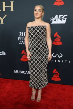 Maggie Rose, Los Angeles 'ta 30 Ocak 2026' da Los Angeles Kongre Merkezi 'nde yılın MusiCares Person of the Year Organizasyonu IHO Mariah Carey' de.