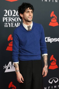 Stephen Sanchez, Los Angeles 'ta 30 Ocak 2026' da Los Angeles Kongre Merkezi 'nde yılın MusiCares Person of the Year organizasyonu IHO Mariah Carey' de.