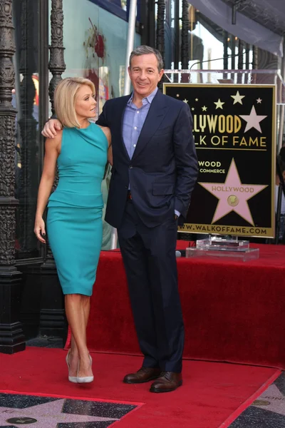 Kelly Ripa, Bob Iger — Zdjęcie stockowe