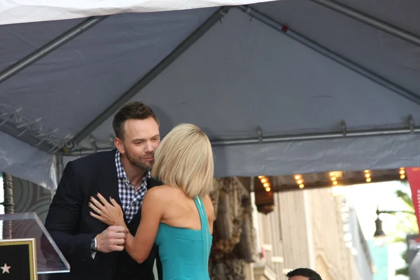 Joel McHale, Kelly Ripa — Stock Photo, Image