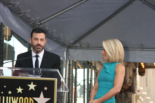 Jimmy Kimmel, Kelly Ripa — Stock Photo, Image