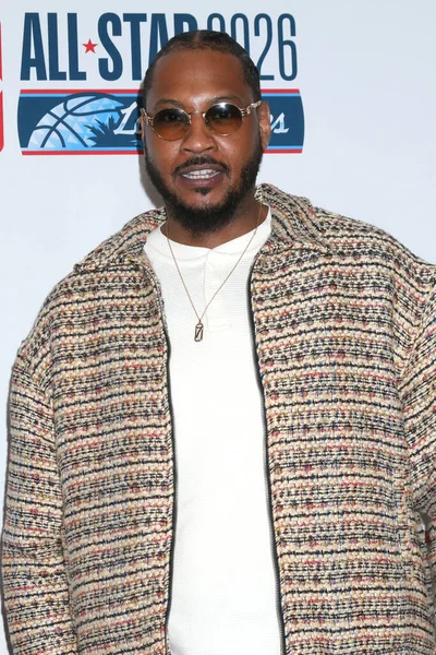 Carmelo Anthony, 13 Şubat 2026 'da Los Angeles' taki Akademi Film Müzesi 'nde All-Star İpucu Kutlaması' nda.