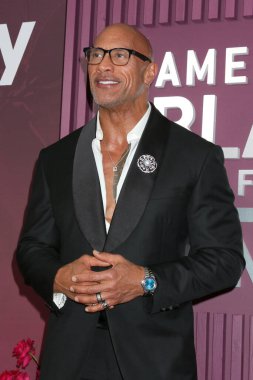 Dwayne Johnson, 8. Amerikan Siyahi Film Festivali Onur Töreni 16 Şubat 2026 'da Los Angeles, CA