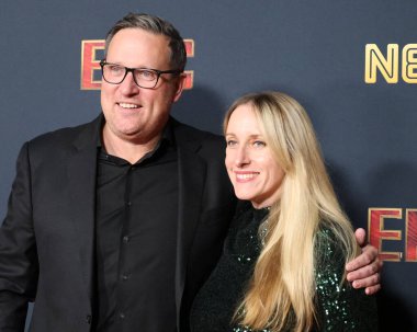 Tom Mackay, Krista Wegener at the Epic: Elvis Presley In Concert LA Premiere at the TCL Chinese Theater IMAX on February 18, 2026 in Los Angeles, CA