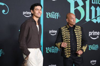 James Morrison, Temuera Morrison 17 Şubat 2026 'da Los Angeles' taki TCL Çin Tiyatrosu 'nda The Bluff World Premiere' de.