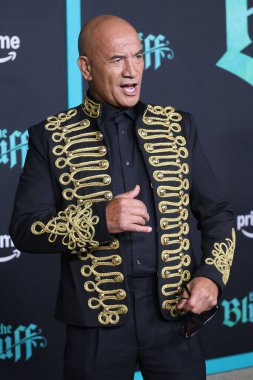 Temuera Morrison, 17 Şubat 2026 'da TCL Çin Tiyatrosu' ndaki The Bluff World Prömiyeri 'nde Los Angeles, CA