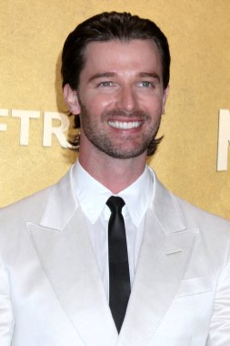 Patrick Schwarzenegger, Shrine Konser Salonu 'ndaki 32. Geleneksel Aktör Ödülleri Töreni' nde 1 Mart 2026 'da Los Angeles, CA