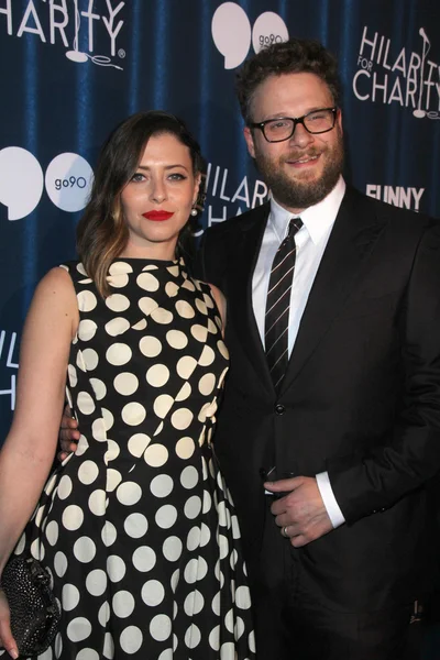 Lauren Miller Rogen, Seth Rogen — Stock Photo, Image